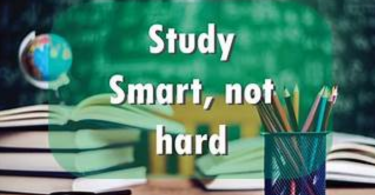 how to study smart not hard