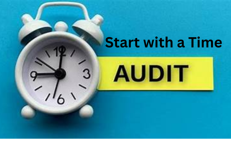 start with a time audit